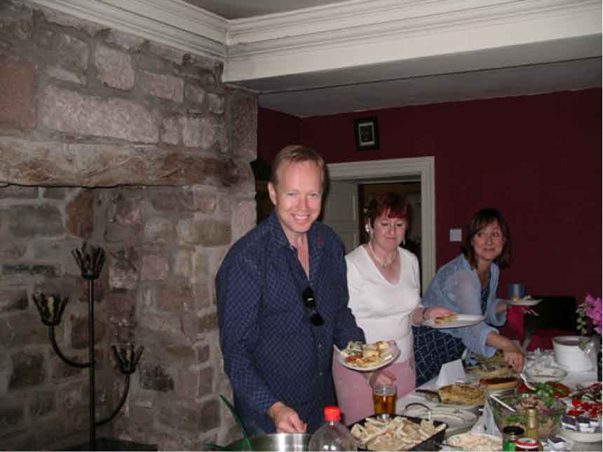 Buffet in Toft Hall