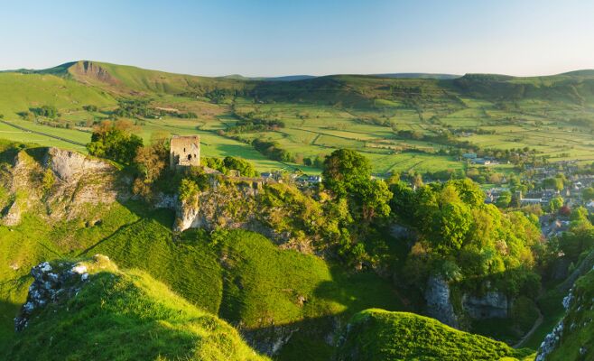 Stunning backdrop at the national reserve in the Peak District