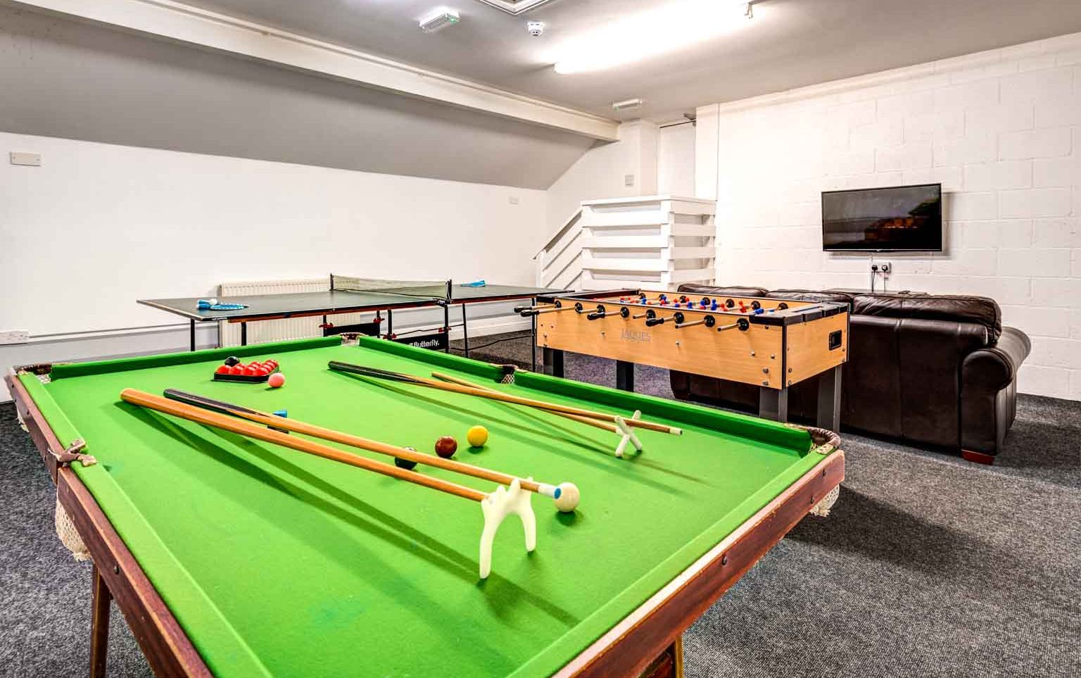 holiday house with games room